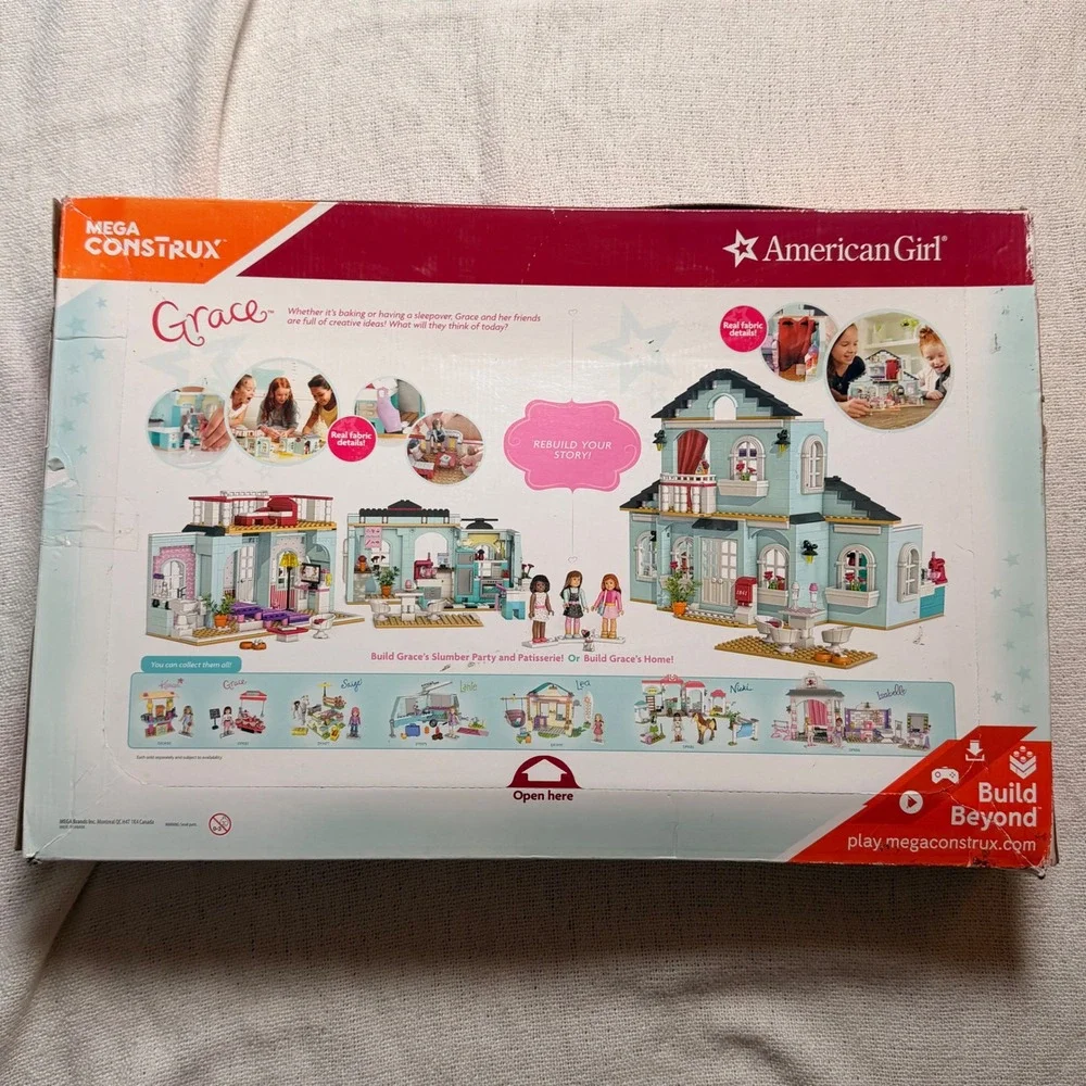 Mega Construx American‎ Girl Grace's 2‑in‑1 Buildable Home Set - AS IS